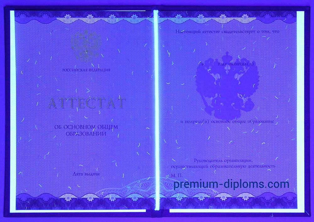 Аттестат 9 классов 2014-2026 год фото